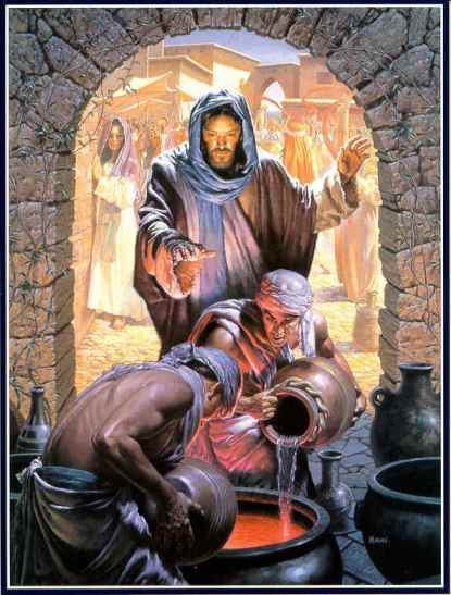 Jesus Water Into Wine