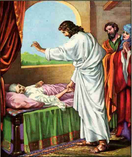Jesus Heals Peter's Mother-in-Law Luke 4:38-39